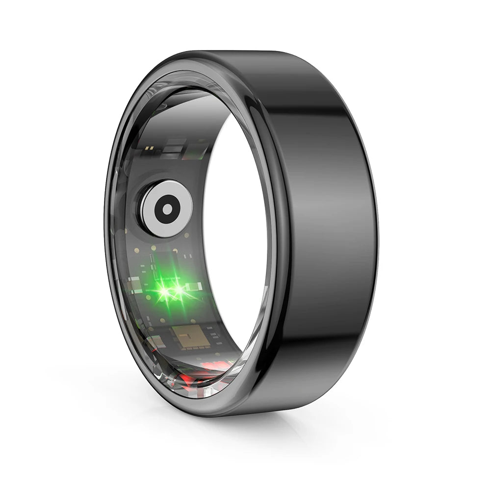 R02 Smart Ring Sleep Monitor 5.0 Bluetooth-Compatible Blood Oxygen Tracker IP68 & 5ATM Waterproof Wearable for Android for IOS