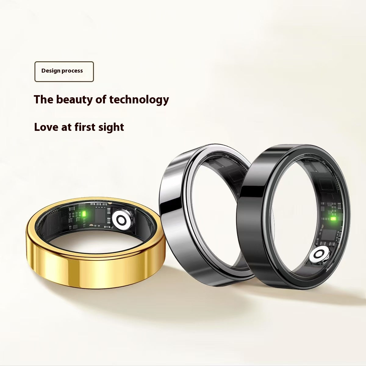 Ultra-Narrow SR09 Sports Fitness Heart Rate Blood Oxygen Sleep Tracking Monitoring Smart Ring