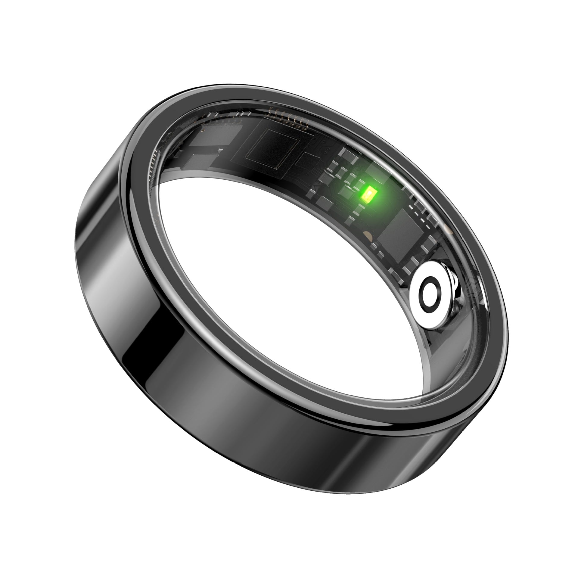 Ultra-Narrow SR09 Sports Fitness Heart Rate Blood Oxygen Sleep Tracking Monitoring Smart Ring